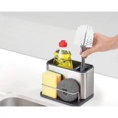 Hộp đựng dụng cụ rửa chén joseph joseph surface stainless steel sink tidy