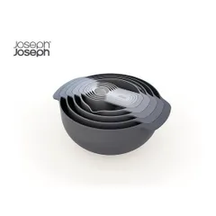 Set âu, rổ, đong Joseph Joseph 98468 Nest 9 Plus - Tonal Grey