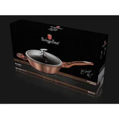 Chảo Berlinger Haus BH/1518N 28cm 2 tay cầm - màu rose gold