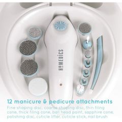 Bộ dụng cụ làm nail chuyên nghiệp 10 đầu mài Homedics MAN-3023A-EU