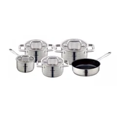 01 nồi có đường kính 18x10.5cm - dung tích 2L 01 nồi có đường kính 20x11.5cm - dung tích 2,6L 01 nồi có đường kính 24x13