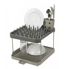 Giá úp bát đĩa 2 tầng Joseph Joseph 85150 Duo 2-Tier Dish Rack - Grey