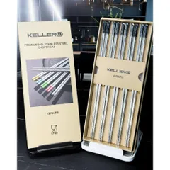 SET 10 ĐÔI ĐŨA INOX CAO CẤP KELLER@ - ĐẲNG CẤP NHÀ HÀNG TẠI GIA