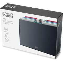 Bộ 4 thớt Joseph Joseph 60214 Folio Regular (Coast Graphite)