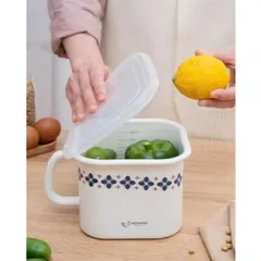 Nồi đa năng tráng men sứ, dáng vuông Kaiyo size 16cm