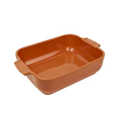 Khay Nướng Chữ Nhật Peugeot Appolia 61098 25cm, Nâu Đất