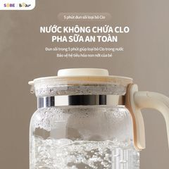 Máy hâm sữa tiệt trùng Bear WW-5H12N