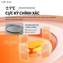 Máy hâm sữa tiệt trùng Bear WW-5H12N