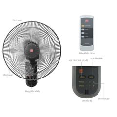 QUẠT TREO TƯỜNG KDK M40M