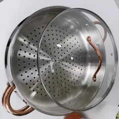 Bộ chảo sâu và xửng hấp Ciwete 32cm SS0105-3PC