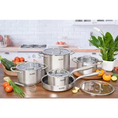 Bộ nồi inox cao cấp 5 đáy GUME GMPPS-2201 Hàn Quốc