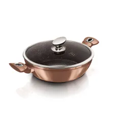 Nồi chảo có nắp 2 quai cầm Berlinger Haus BH/1519N 28cm - màu rose gold 736731