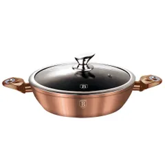 Nồi chảo có nắp 2 quai cầm Berlinger Haus BH/1519N 28cm - màu rose gold 736731