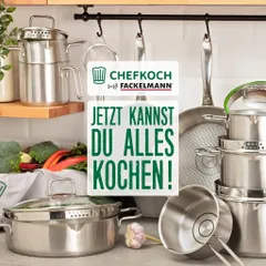 Chảo Inox FACKELMANN Chefkoch Munich