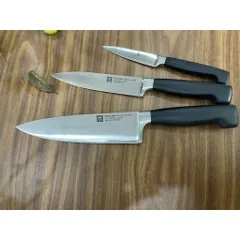 BỘ DAO ZWILING VIER STERNE FOUR STAR TỰ MÀI SET 4 ĐỐC MÀU ĐEN