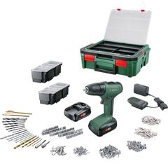 Máy khoan không dây Bosch UniversalDrill 18 2 x 18V 1.5Ah Li-Ion 241 chi tiết
