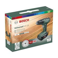 Máy khoan không dây Bosch UniversalDrill 18 2 x 18V 1.5Ah Li-Ion 241 chi tiết