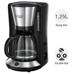 Máy pha cafe bán tự động Russell Hobbs 24010-56 Adventure Glass Carafe