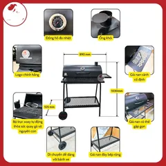 Bếp nướng ngoài trời BH1725