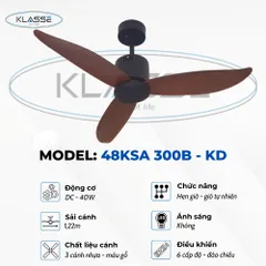 Quạt trần ba cánh Klasse 48KSA 300B – KD