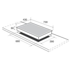 Bếp từ đôi Smaragd ISB266