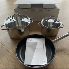 Bộ nồi inox Bosch HEZ9SE030 3 món