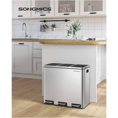 Thùng rác Đức Songmics 30 lit phân loại rác cực xịn và văn minh