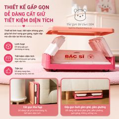 Bộ đồ chơi nhập vai bác sĩ vali kéo 16 chi tiết giúp bé nuôi dưỡng ước mơ làm bác sĩ tương lai
