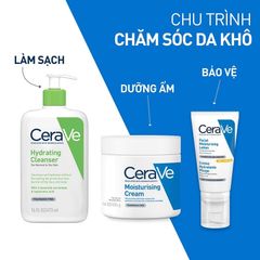Sữa Rửa Mặt Cấp Ẩm Cerave 236ml - Dành Cho Da Thường Đến Da Khô, Gel Làm Sạch Dịu Nhẹ, Dưỡng Ẩm Tối Ưu