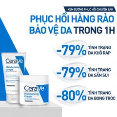 Kem Dưỡng Ẩm CeraVe Dành Cho Da Khô 50ml - Giải Pháp Chăm Sóc Da Khô Mịn Màng, Hấp Thụ Nhanh, Làm Da Tươi Trẻ