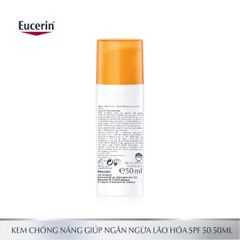 Eucerin Kem Chống Nắng Ngừa Lão Hóa Bảo Vệ Da Trước Tác Hại Tia UV Sun Fluid Photoaging Control SPF50+ 50ml