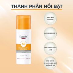 Eucerin Kem Chống Nắng Ngừa Lão Hóa Bảo Vệ Da Trước Tác Hại Tia UV Sun Fluid Photoaging Control SPF50+ 50ml