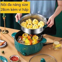 Nồi Lẩu Điện JN-Nút cơ kèm vỉ hấp (TH295)