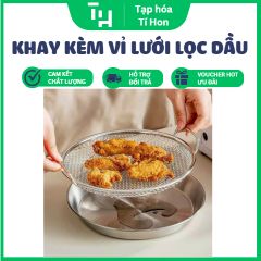 Set Khay Kèm Vỉ Lưới Lọc Dầu (TH299)