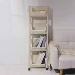 Kệ sách 4 tầng bánh xe (TH301)
