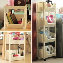 Kệ sách 4 tầng bánh xe (TH301)
