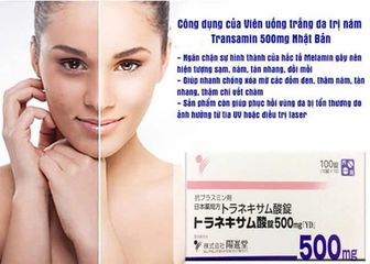 Viên uống trắng da giảm nám Transamin 500mg Nhật Bản - Chăm sóc da tự nhiên, giúp sáng da, cải thiện sắc tố hiệu quả.