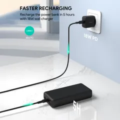 Pin Sạc Dự Phòng Aukey 20.000mAh PB-N93 Sạc Nhanh 22.5W QC 3.0/ PD