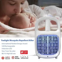 Đèn Bắt Muỗi UV Kiêm Vợt Diệt Muỗi Yeelight YLGJ04YI - Thiết Kế 2 Trong 1 Chế Độ Tự Động