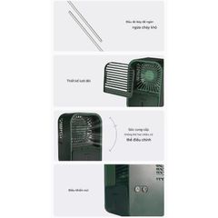 Quạt Tích Điện Phun Sương Youpin MIIIW LJQ-122 - Pin 4000mAh