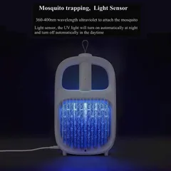 Đèn Bắt Muỗi UV Kiêm Vợt Diệt Muỗi Yeelight YLGJ04YI - Thiết Kế 2 Trong 1 Chế Độ Tự Động