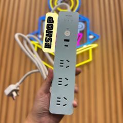 Ổ Điện Thông Minh Wi-Fi DELIXI, Cổng C PD 20W + USB QC 18W + 3 ổ 220V Công Suất 2500W Kết Nối App