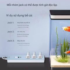 Ổ Điện Thông Minh Wi-Fi DELIXI, Cổng C PD 20W + USB QC 18W + 3 ổ 220V Công Suất 2500W Kết Nối App