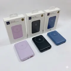 Pin Sạc Dự Phòng Không Dây Tích Hợp Nam Châm Wiwu Snap Cube 10000mAh 22.5W, Sạc Không Dây 15W