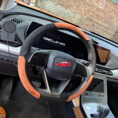Bọc Vô Lăng JOY TUTUS 3 Mảnh Chất Liệu Alcantara Kết Hợp Vân Carbon Segment Steering Wheel Cover