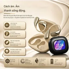 Tai Nghe Bluetooth SOBAST S-OW13 Pro Đeo Vành Tai, Dịch Thuật AI Màn Hình LCD Bluetooth 6.0, ENC