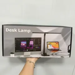 Đèn LED Bàn 2 Đầu TD01 Chân Đế/ Kẹp Thành Bàn 5 Mức Sáng, 5 Chế Độ Màu, Hẹn Giờ, Có Remote, Cổ Ngỗng