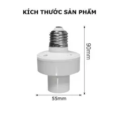Đui Đèn Cảm Biến Radar Chuyển Động Tự Bật Tắt E27 Tự Sáng Khi Có Người Đến Gần, Khoảng Cách 3m-7m