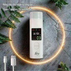 Máy Đo Nồng Độ Cồn Di Động APM-J8 Đo Nhanh Chính Xác Cho Nhiều Người, Sạc Type C
