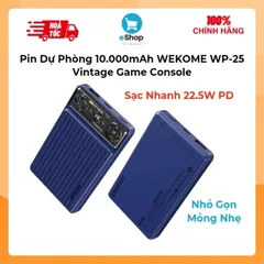 Pin dự phòng 10.000mAh/ 20.000mAh sạc nhanh 20W/22.5W PD thương hiệu ARCLAND SAKAMOTO/ UMI/ WEKOME WP-25